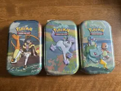 Lot Of 3 Pokemon Mini Tins Sealed - Image 1