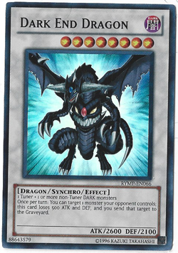 Yugioh! Dark End Dragon RYMP-EN066 Super Rare Unlimited NM - Image 1