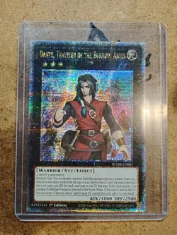 Dante, Traveler of the Burning Abyss Yu-Gi-Oh! Trading Card QCR - Image 1