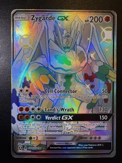 Zygarde GX SV65/SV94 Shiny Vault Hidden Fates Full Art Rare Pokemon Card - Image 1