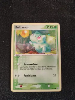 Pokemon card Bulbasaur 54/112 HOLO EX Red Fire & Leaf Green NM 2004 Ita - Image 1