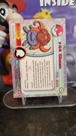 GLOOM TV Animation Edition POKEMON Holo Foil 1999 TOPPS Trading Card #44 - Image 2