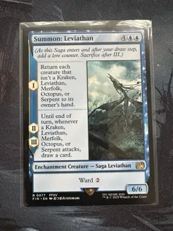 Summon Leviathan MTG Final Fantasy Card NM Condition - Image 1