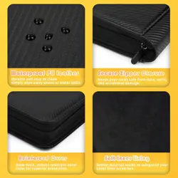 Premium 1000+ Pockets Trading Card Binder, 16-Pocket Ringless Side-Loading Al... - Image 5