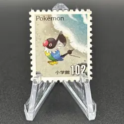 Chatot Pokemon Stamp Card Shogakukan Nintendo Japanese TCG Vintage S126-32 - Image 1