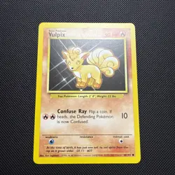 Vulpix 68/102 - Base Set (NM) - 50 HP Error Card CORRECT VERSION (NM) - Image 1