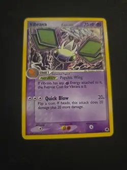 Vibrava (Delta Species) Dragon Frontiers 24/101 Tomokazu Komiya Pokemon Card - Image 1
