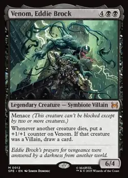 Venom, Eddie Brock - Foil SPE NM MTG - Image 1