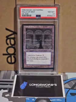 MTG - Halls of Mist - Ice Age - PSA 8.5 Graded - Image 1