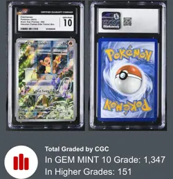 2023 Pokemon SV Black Star Promo Obsidian Flames ETB Charmander #44 CGC 10 - Image 3