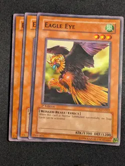 Yugioh - 3x Eagle Eye RDS-EN022 1st Edition Common NM - Image 1