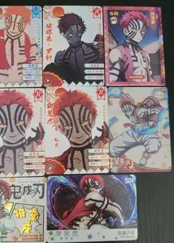 Akaza Card Lot - Demon Slayer Anime CCG 10 Cards Upper Rank - Image 3
