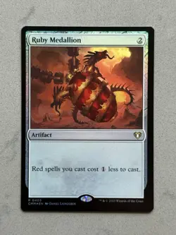 Ruby Medallion #405 Foil - Rare - MTG Commander Masters CMM - Unplayed / NM - Image 3
