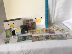 Pokemon 25th Celebrations Lot Of 58 Cards & White ETB Box Rares Holo Estate Find - Image 1