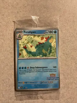 Feraligatr, Pikachu, Toxtricity Ex Illustration 2024 Sealed Promo Card 3 Pack - Image 1
