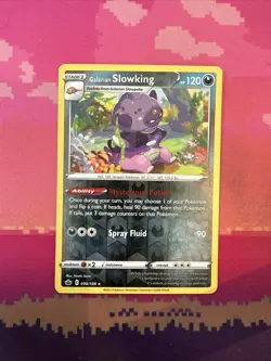 Pokemon Card Galarian Slowking Chilling Reign Reverse Holo Rare 098/198 NM - Image 1