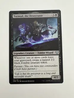 Tormod the Desecrator MTG Magic the Gathering Card NM Near Mint CMR - Image 1