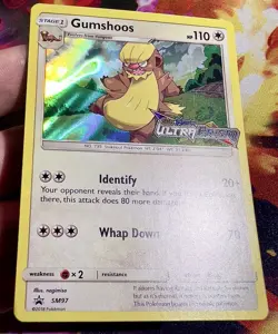 NM Stamped Gumshoos Pokemon Card | Holo Prerelease Promo | S&M Ultra Prism SM97 - Image 5