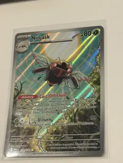 Ninjask 137/132 Pokemon Card Illustration Rare Mega Evolutions - Image 1