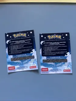 Shiny Koraidon & Miraidon GameStop Code Card Pokemon Scarlet Violet x2 - Image 2