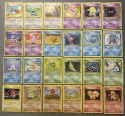 Pokemon Cards Lot Evolutions Vulpix Drowzee Gastly Magikarp Metapod Rare Starmie - Image 1