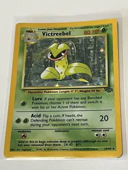 Pokemon TCG Victreebel Jungle 14/64 Holo Unlimited Holo Rare Card 1999 NM - Image 3