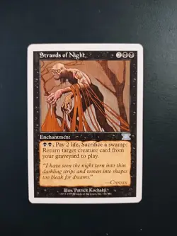 Strands of Night LP/NM x1 6th Edition MTG Magic the Gathering 1x Sixth Edition - Image 1