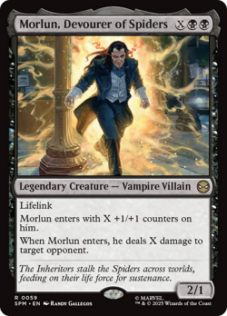 Morlun, Devourer of Spiders #59 | Near Mint FOIL | Marvel's Spider-Man Magic MTG - Image 1