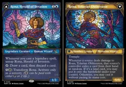 MTG Rona, Herald of Invasion // Rona, Tolarian Obliterator - Showcase NM-Mint Ma - Image 1