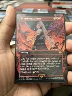 Nibelheim Aflame (Borderless) Final Fantasy Regular - Image 1