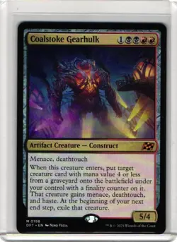 MTG Coalstoke Gearhulk, NM-Mint, English Aetherdrift - Image 1