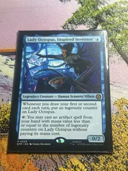 Lady Octopus, Inspired Inventor SPM NM MTG Spider-Man Magic The Gathering - Image 1