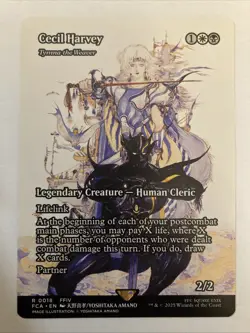 Magic MTG - Cecil Harvey [Tymna the Weaver] Showcase (0018) Final Fantasy FIN NM - Image 1