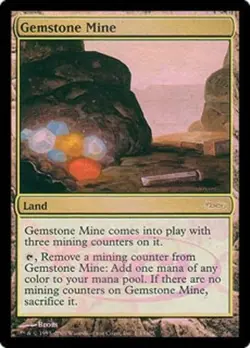 [1x] Gemstone Mine - Foil DCI Judge Promo Played, English Foil Judge Promos MTG - Image 1
