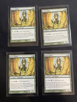 MtG X4 Leaf Glider Lorwyn Magic the Gathering (Elf)(Druid) - Image 1