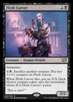 1x Flesh Carver NM-Mint, English Commander 2014 MTG Magic - Image 1