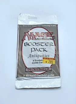 Magic The Gathering MTG Antiquities Booster Pack - Factory Sealed - 1994 - Image 1