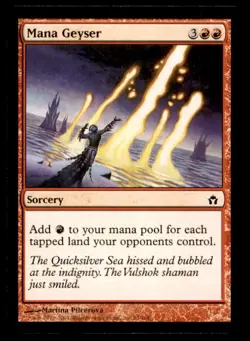 Mana Geyser Fifth Dawn Light Play MTG Magic the Gathering - Image 1