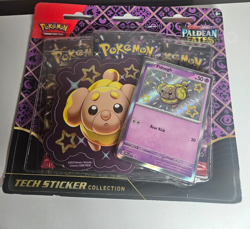 Pokemon - Scarlet & Violet Paldean Fates Tech Sticker Collection Fidough - New - Image 1