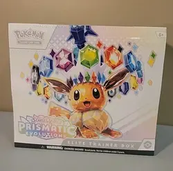 Pokemon TCG S&V Prismatic Evolutions ETB Elite Trainer Box FACTORY SEALED - Image 1