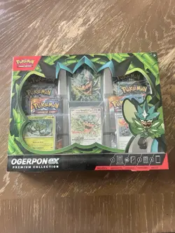 Ogerpon ex - Premium Collection Box | Pokemon TCG - 6 Booster Packs! NEW SEALED - Image 1