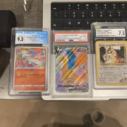Pokemon PSA SGC CGC Reshiram Kangaskhan Charizard Kindler Dunsparce Gem Mint Lot - Image 2