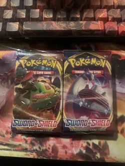 Pokemon TCG Sword and Shield Base Set Booster Pack Lot Of 10 Packs New - Image 2