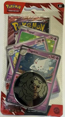 Pokemon TCG Destined Rivals Checklane Blister (Togakiss) Factory Sealed - Image 1