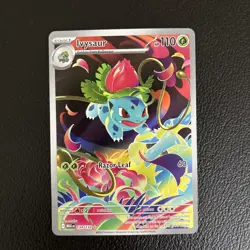 Ivysaur Illustration Rare 134/132 Near Mint Mega Evolution Pokemon TCG English - Image 1