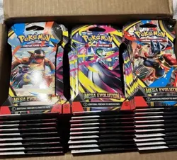 Pokemon Mega Evolution Sleeved Booster Pack Lot of 20 Factory Sealed - Image 1
