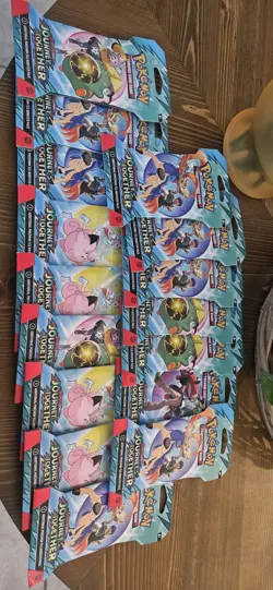 Pokemon-Journey Together Sleeved Booster Packs- LOT OF 16 - Image 1