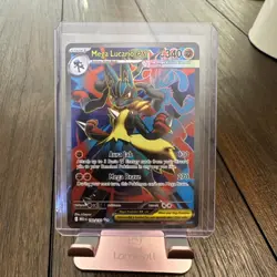 Pokemon TCG Mega Lucario EX 160/132 Ultra Rare Holo NM Mega Evolution Full Art - Image 1