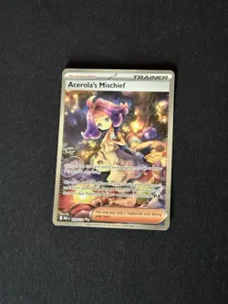 Pokemon TCG Acerola’s Mischief 183/132 Full Art SAR PACK FRESH MINT - Image 1