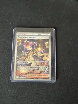 Pokemon TCG Acerola’s Mischief 183/132 Full Art SAR PACK FRESH MINT - Image 3